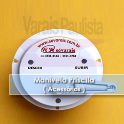 Acessórios – Manivela para varal Priscila – Varais Paulista